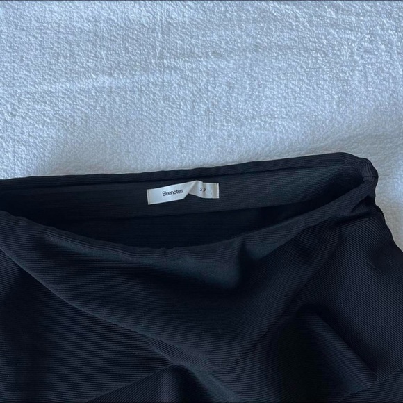 Bluenotes Black Asymmetrical Ruffled Mini Skirt - Picture 4 of 4